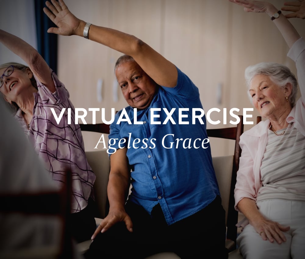 Virtual Exercise: Ageless Grace with Tom Atwood, PT Anthology of Farmington in Farmington, Connecticut