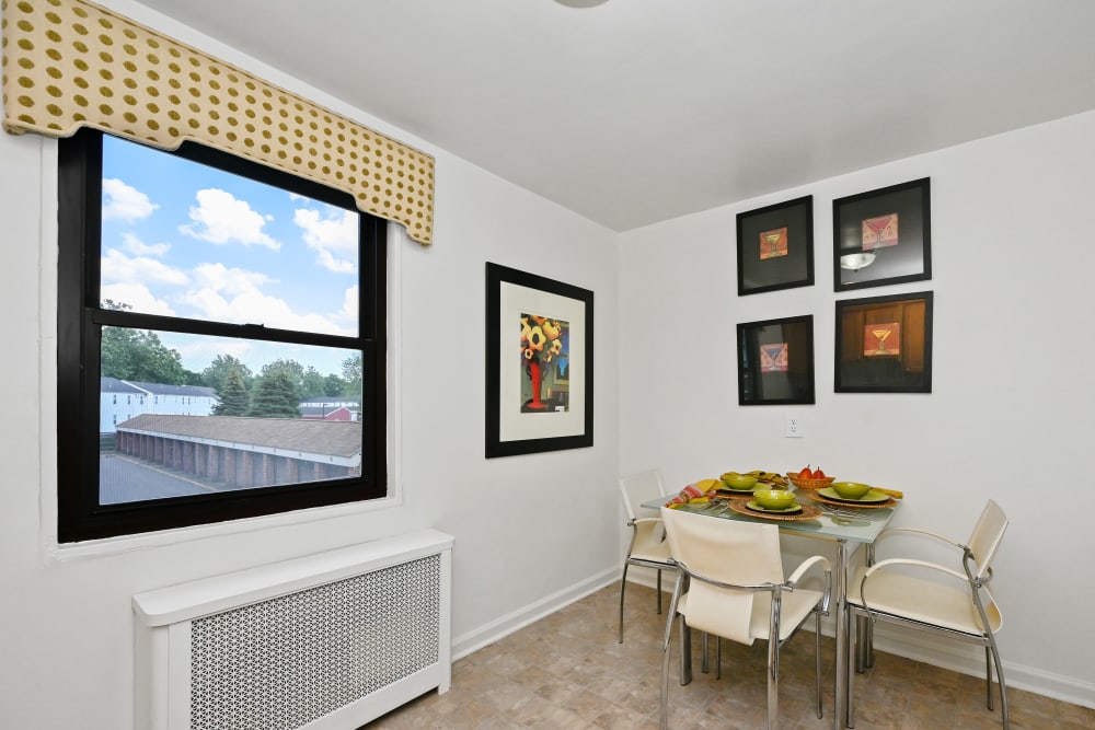Dining Nook Area at Brookchester Apartments in New Milford, New Jersey