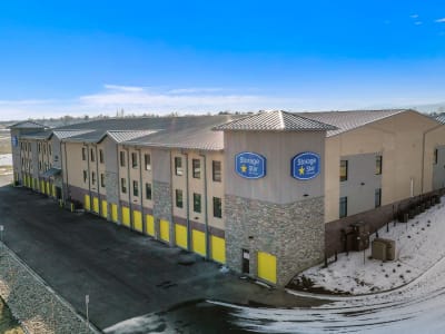 Exterior storage units at Market Place Self Storage in Park City, Utah