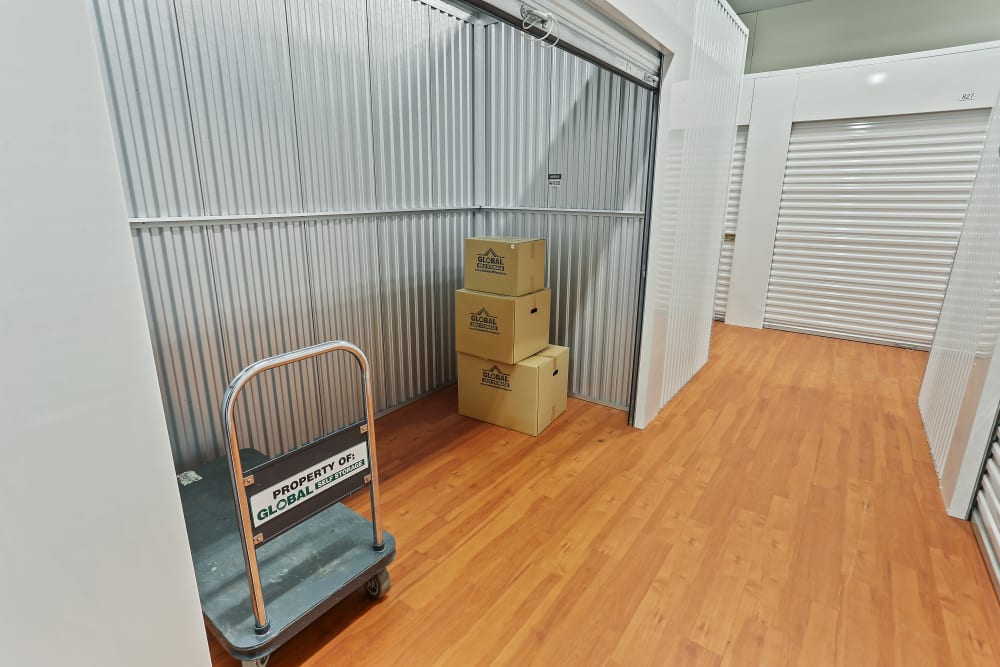 Indoor units at Global Self Storage in Rochester, New York