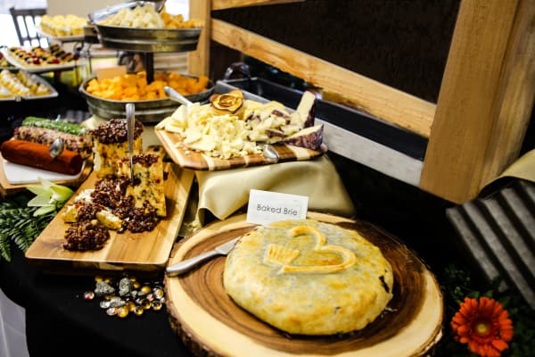 There is much to choose from at the buffet at The Highlands Gracious Retirement Living in Westborough, Massachusetts