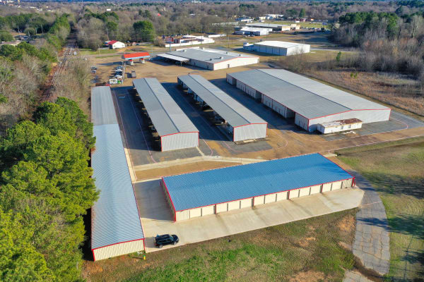arial view of Lockaway Storage in Texarkana, Texas