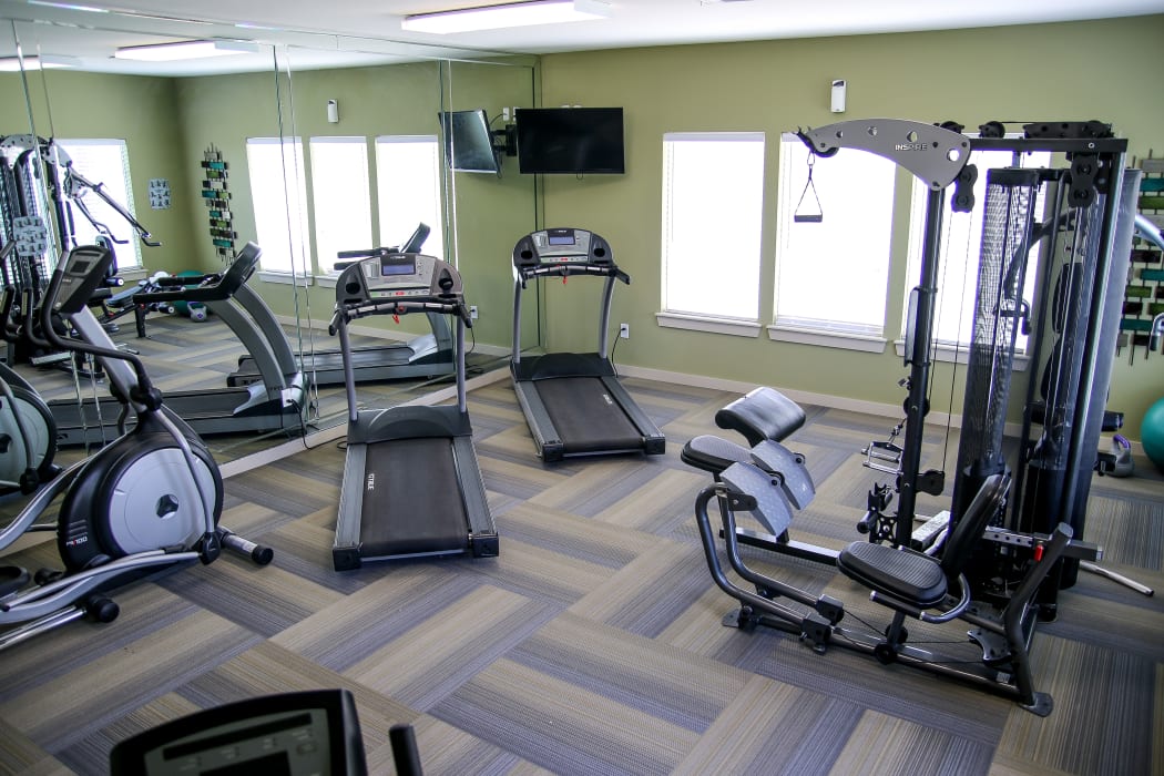 Fitness area at Winchester Apartments in Amarillo, Texas