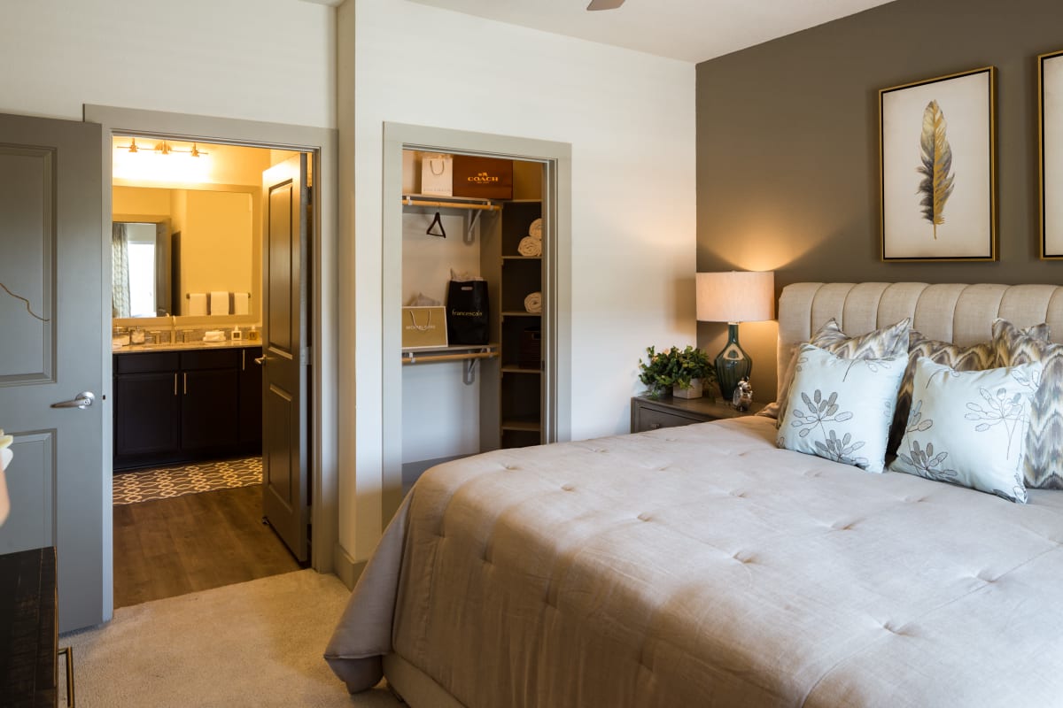 Living room at Haywood Reserve Apartment Homes in Greenville, South Carolina