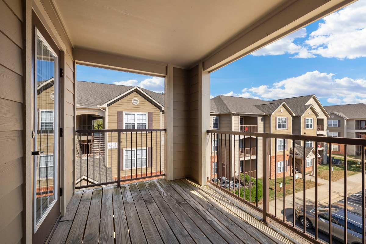 Private patio at The Terraces At Copper Leaf in Nixa, Missouri
