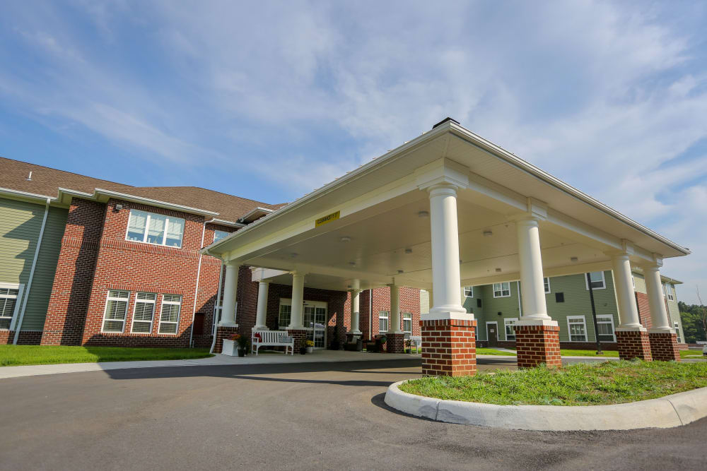 An exterior view at Harmony at Martinsburg in Martinsburg, West Virginia