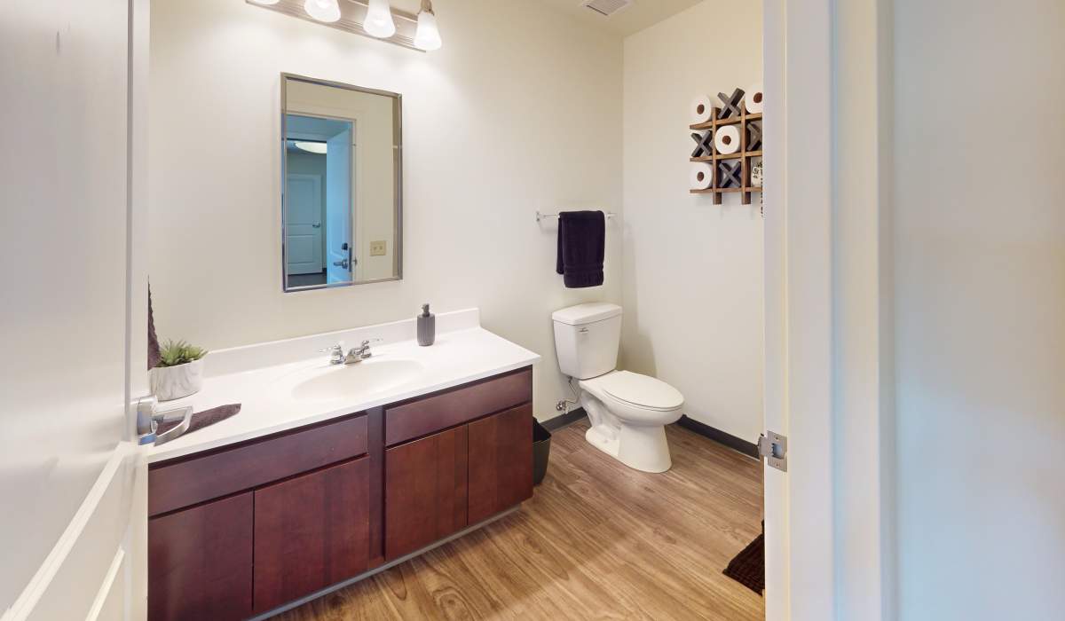 Bathroom at Hudson Lofts in Erie, Pennsylvania