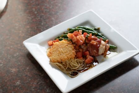Delicious food at Talamore Senior Living, WI