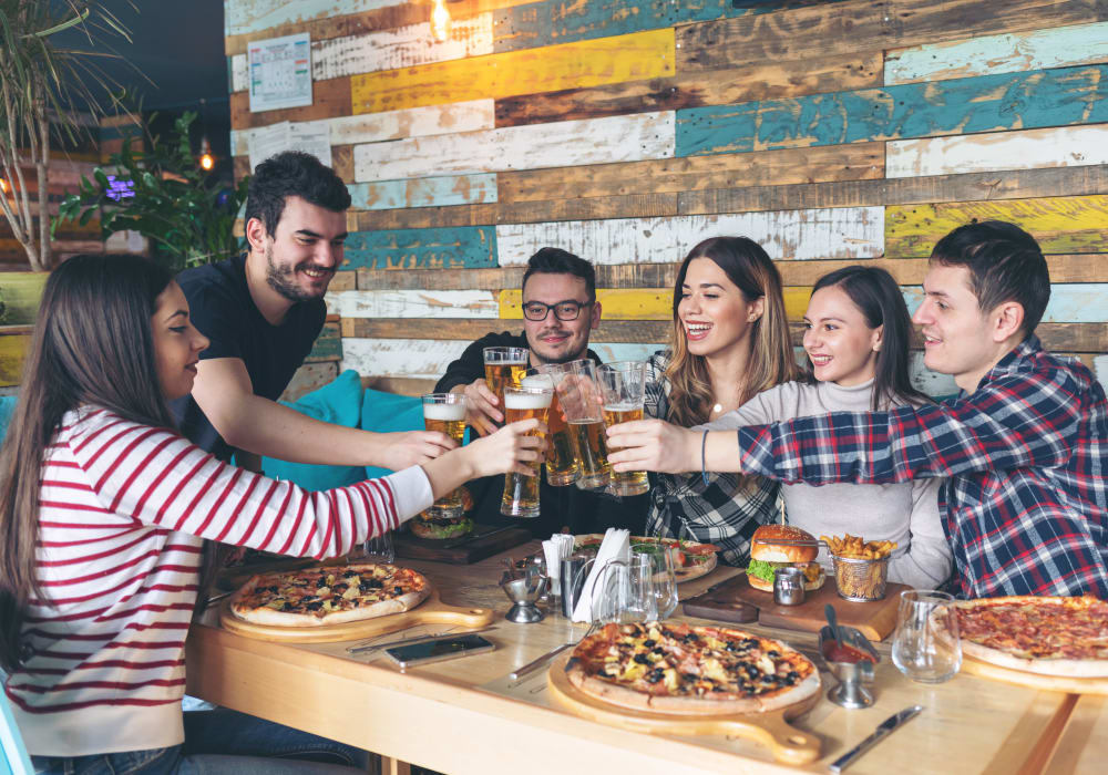 Residents out for pizza near Deer Haven in Wenatchee, Washington