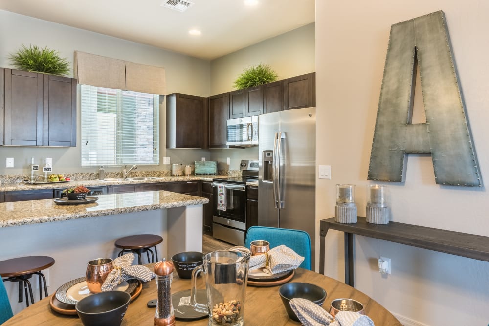 Dining area at Avilla Grace in Chandler AZ