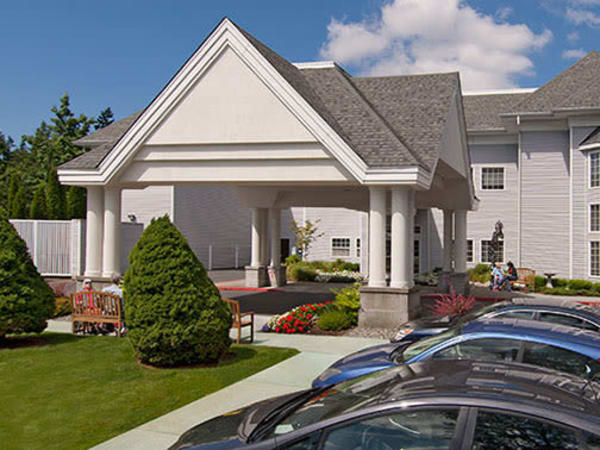 Exterior at Mission Healthcare at Bellevue in Bellevue, Washington.