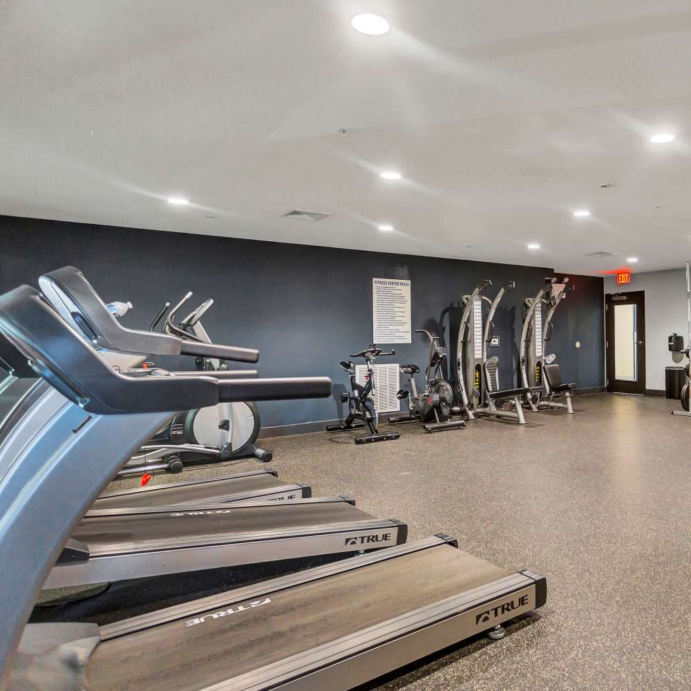 Community fitness center at Hatcher in Richmond, Virginia