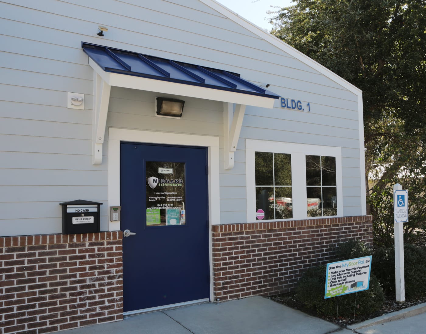 Office at Midgard Self Storage in Murrells Inlet, South Carolina