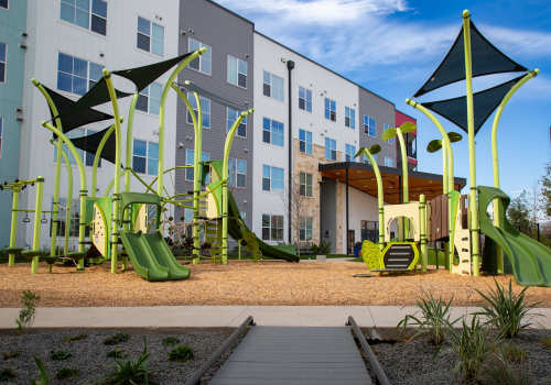Play ground at Norman Commons in Austin, Texas