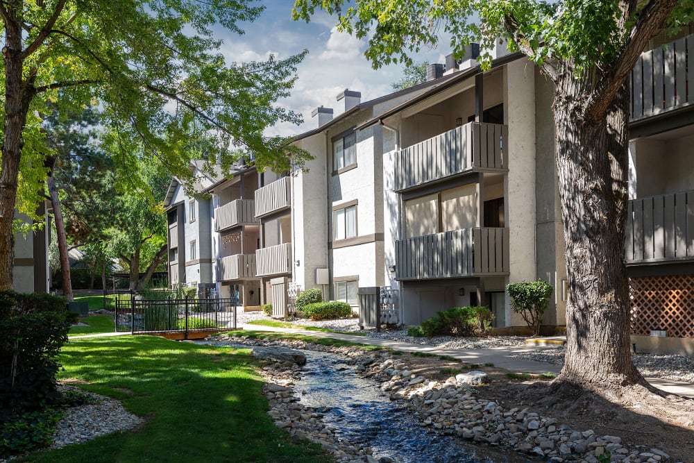 Exterior at Springs of Country Woods Apartments in Midvale, Utah