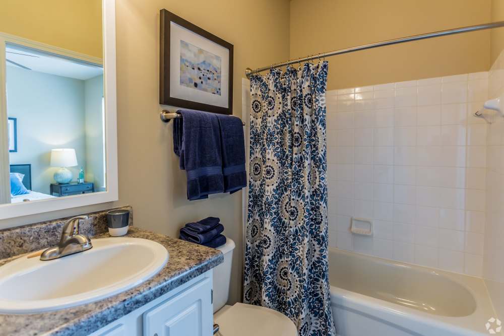 Bathroom at Waterford Place Apartment Homes in Memphis,Tennessee