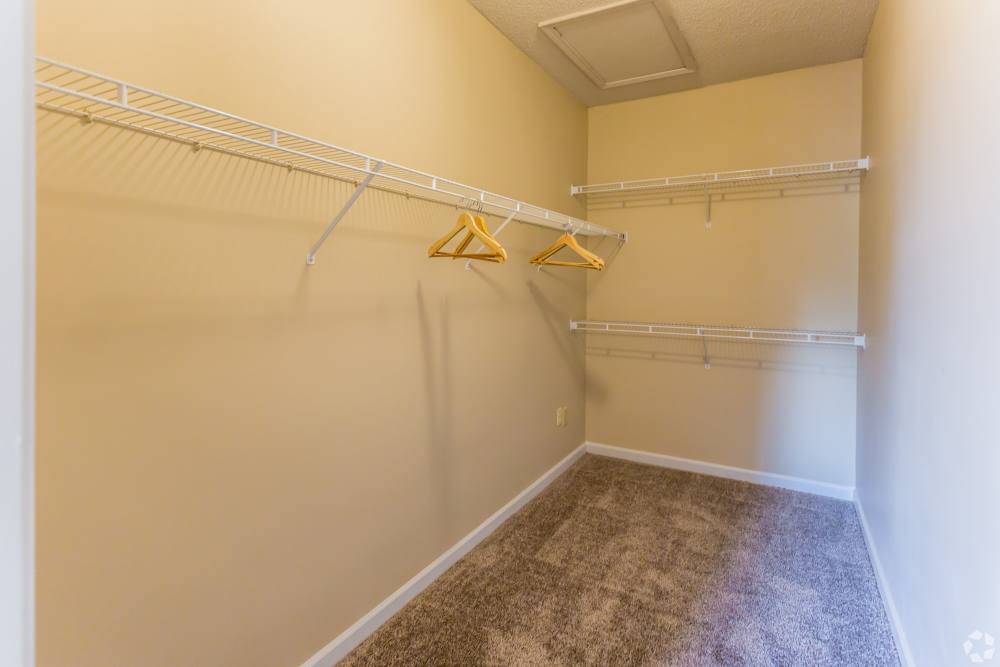 Large walk in closet at Waterford Place Apartment Homes in Memphis,Tennessee