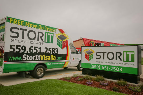 Luxury features for the self storage facility in Visalia