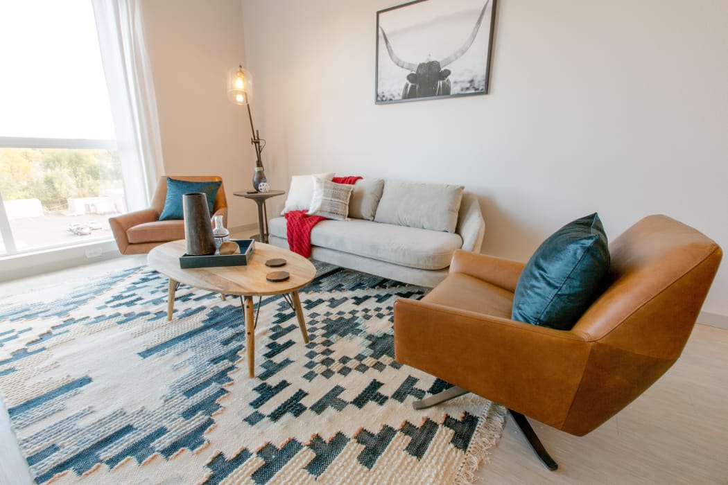 Stylish Interiors at Oxford Station Apartments in Englewood