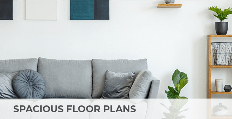 Spacious floor plans at Citron in Ventura, California
