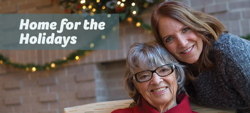 Ladies laughing at Merrill Gardens at Solivita Marketplace