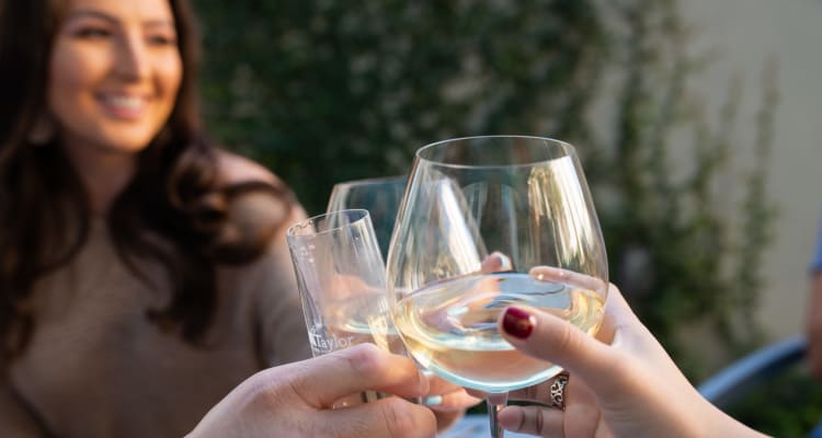 Residents toasting to the good life at San Prado in Glendale, Arizona