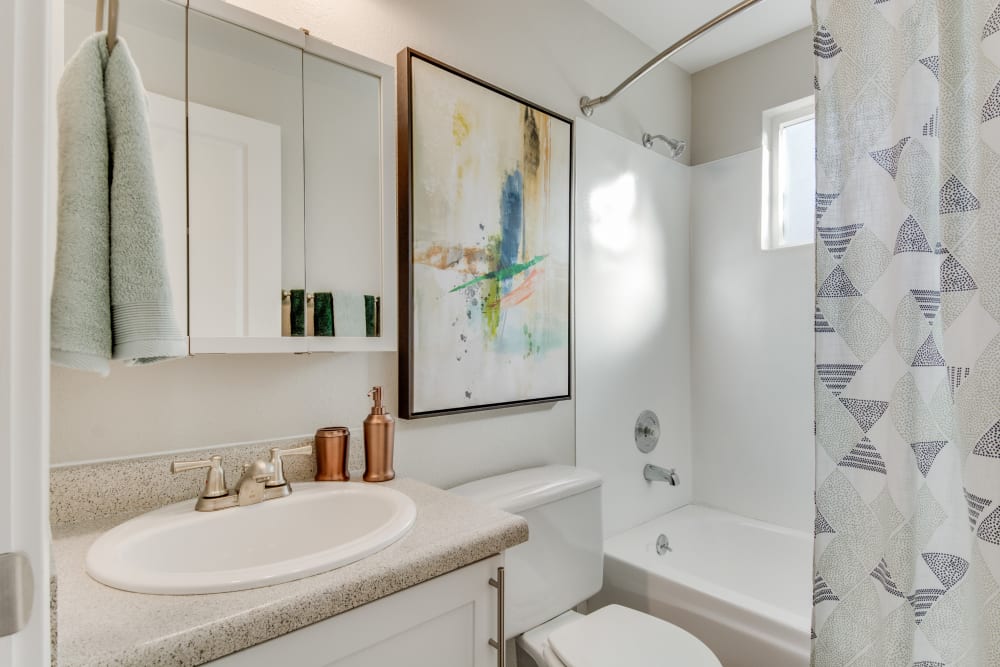 Bathroom at Apartments in Everett, Washington