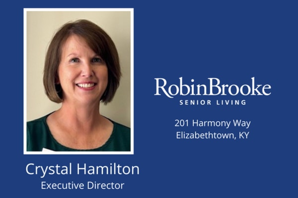 Pat Crammer, Executive Director at RobinBrooke Senior Living in Elizabethtown, Kentucky