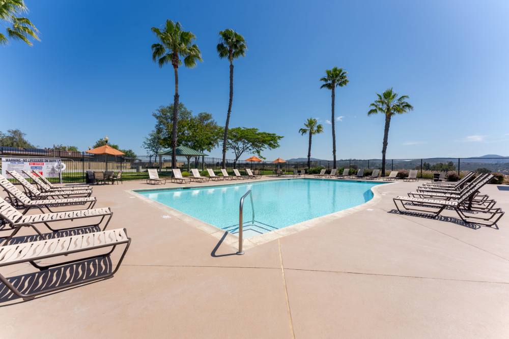 A pool at Canyon View in San Diego, California