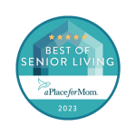 Best of senior living award for Chestnut Knoll in Boyertown, Pennsylvania