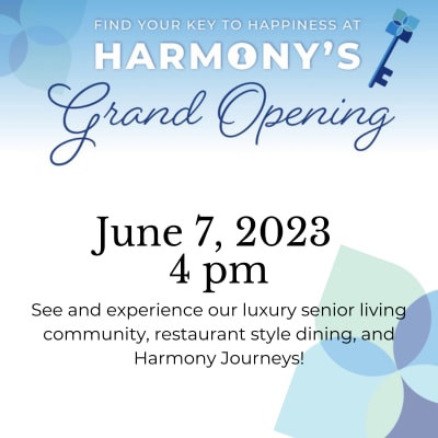 grand opening event at Harmony at Elkhart in Elkhart, Indiana
