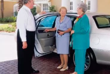 Senior living transportation in The Villages features chauffeured transportation