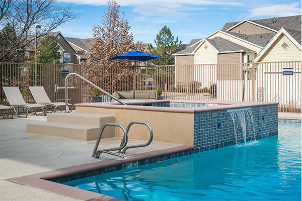 Pool and lounge area at Stonebridge at Twin Peaks