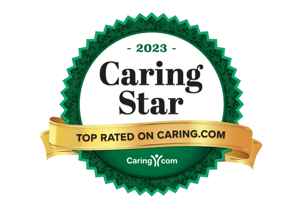 Caring star Award Logo at Harmony Senior Services