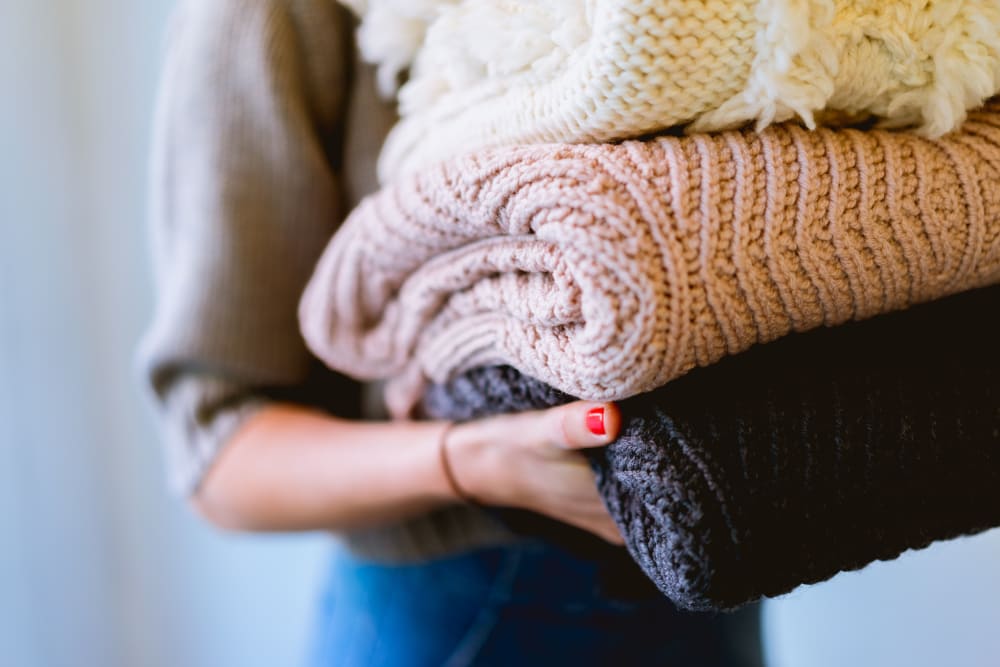 Comfy blankets at Southwood Apartments in Nashville, Tennessee