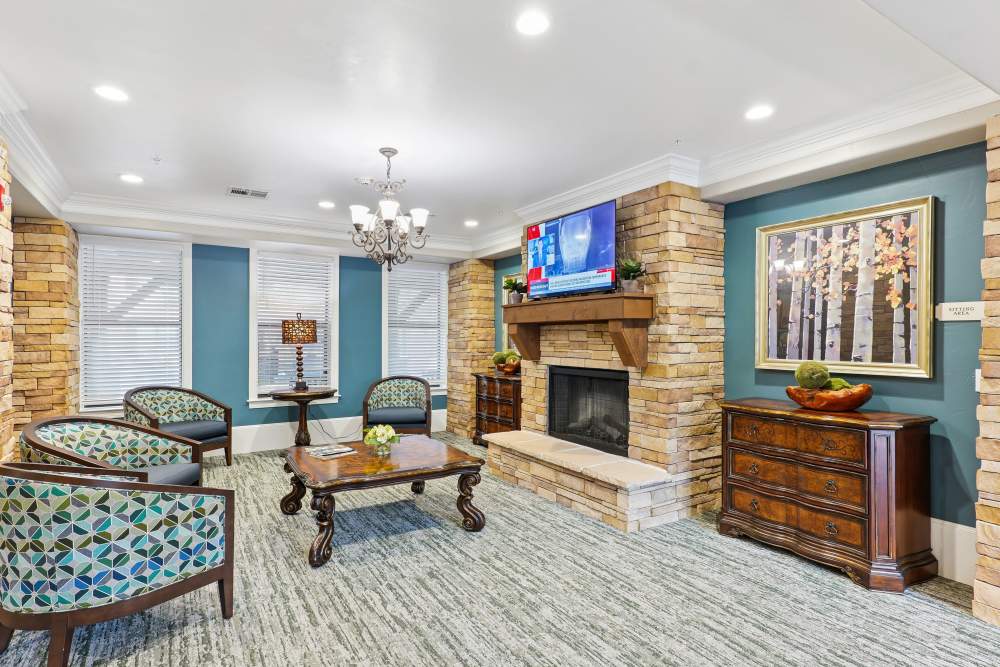 The Lobby at Isle at Watercrest Bryan in Bryan, Texas