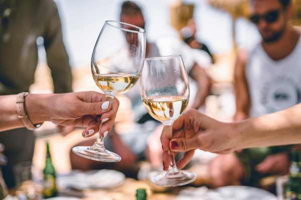 Residents enjoying drinks at Seagrove in Conroe, Texas