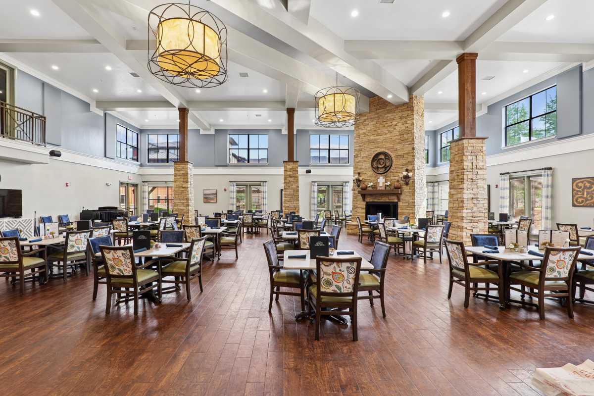 Dining Hall at Watercrest at Bryan in Bryan, Texas