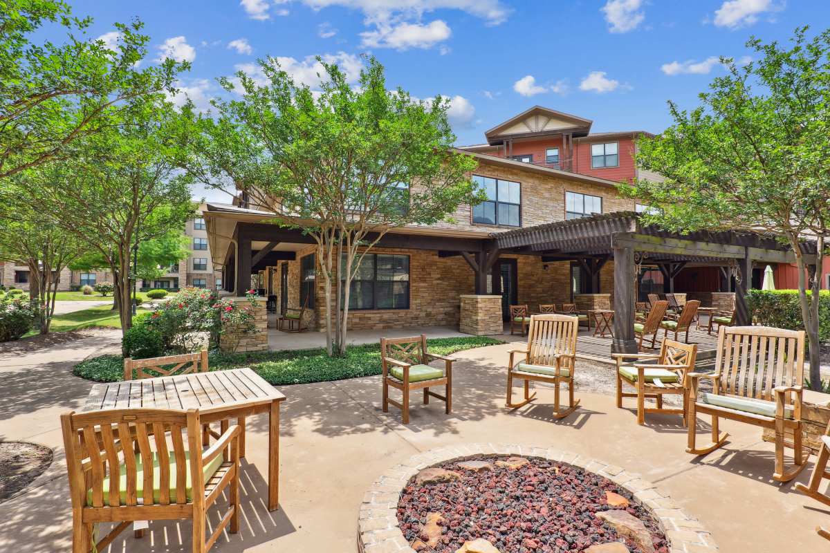 Entryway at Watercrest at Bryan in Bryan, Texas.