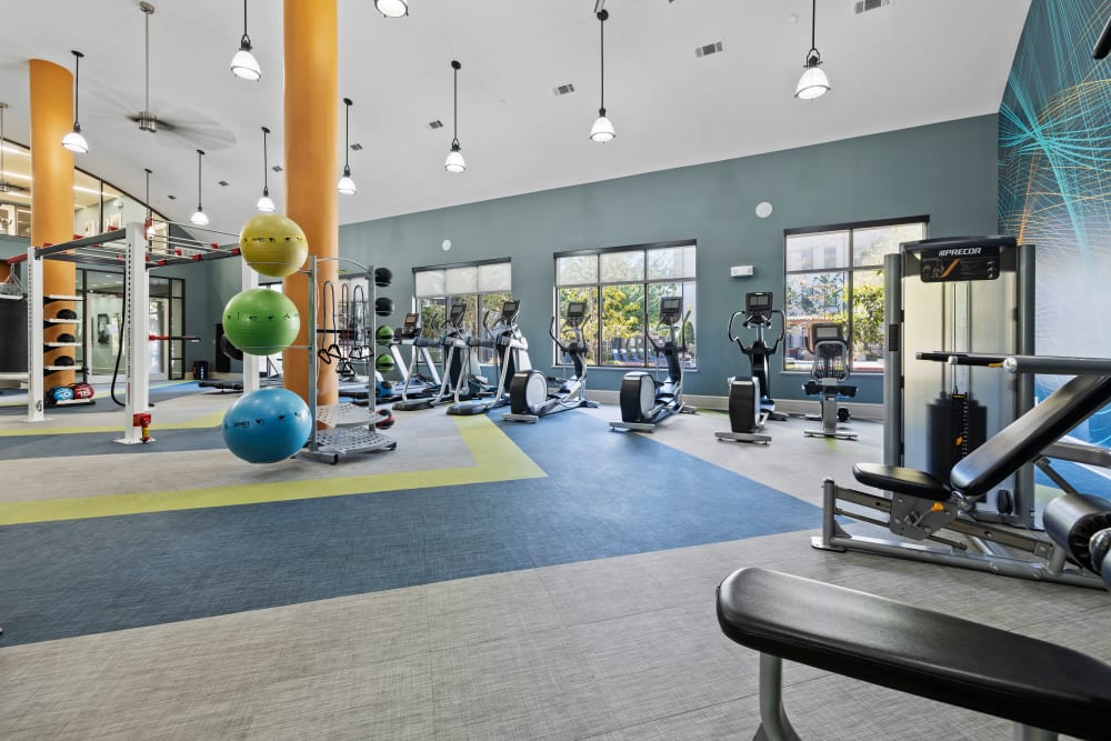 Fitness Center at Olympus at Memorial in Houston, Texas