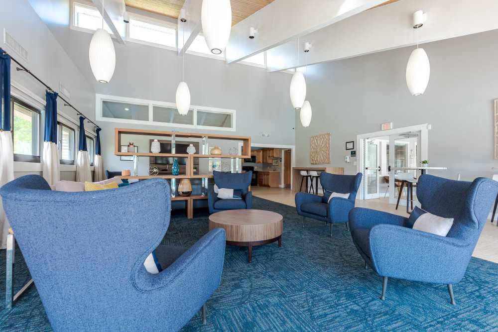 Resident clubhouse at Penbrooke Meadows in Penfield, New York.