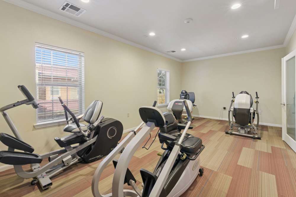 Gym Room at Isle at Raider Ranch in Lubbock, Texas
