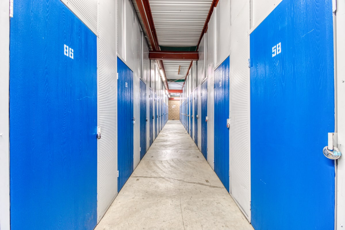 Climate-controlled storage units at Devon Self Storage in Fort Worth, Texas