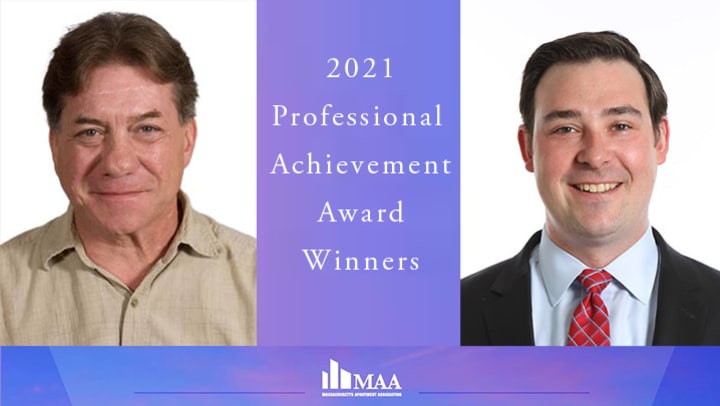 2021 MAA Professional Achievement Award Winners Michael McCauley & Will Woodward
