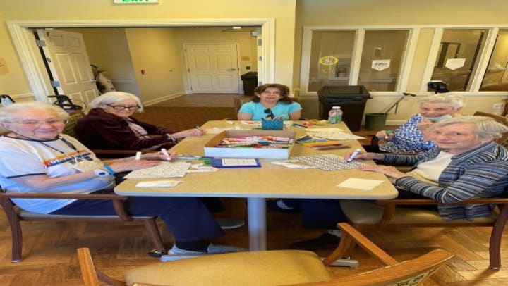 Picture of women that are residents of Denver Retirement Homes