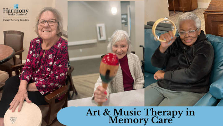 Art and music therapy have been found to be effective in improving the quality of life for seniors, particularly those with memory impairments such as dementia. 