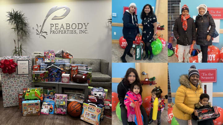The Peabody Companies’ Participate in Metro Housing™ Boston Toy and Book Drive