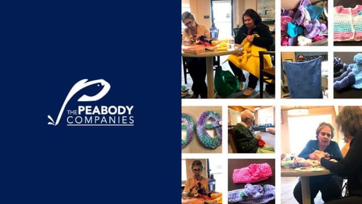 The Peabody Companies Casts on “50 Acts of Kindness” Campaign with Newborn Knitting Project 