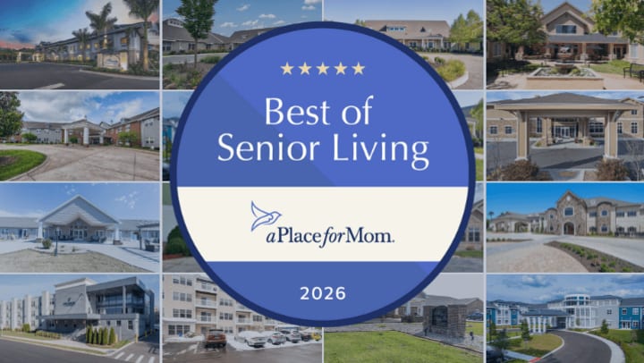 Best of Senior Living 2026 award by A Place for Mom