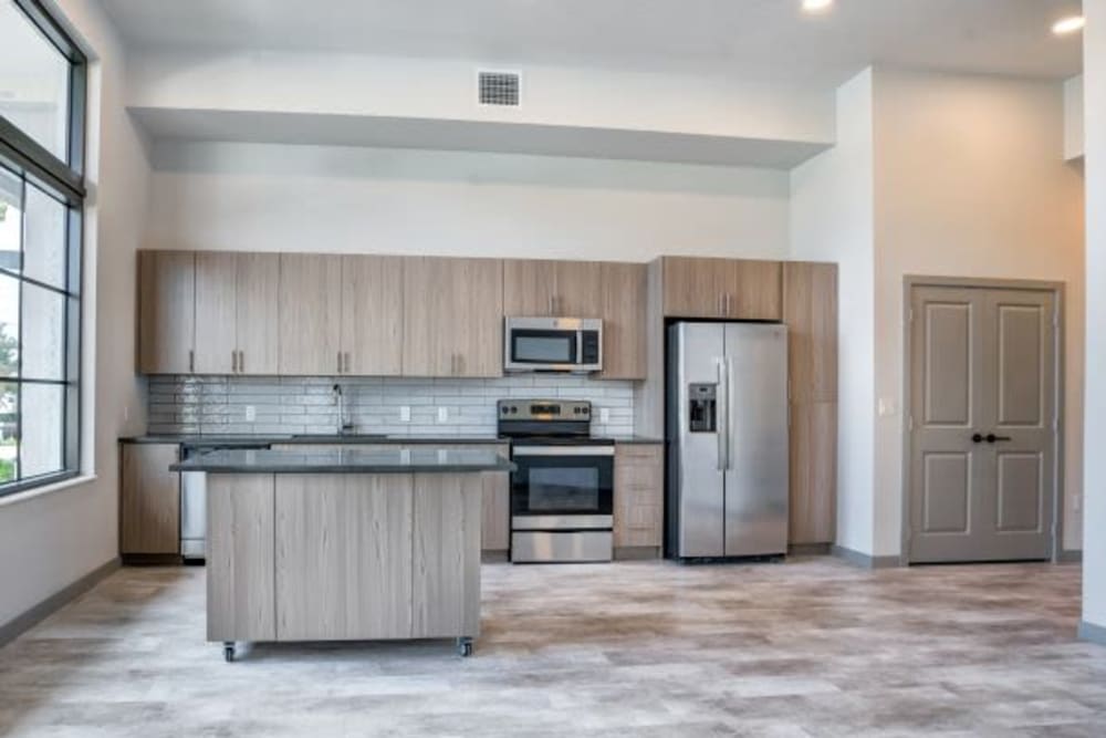 Beautiful Kitchen at The District Flats in West Palm Beach, Florida